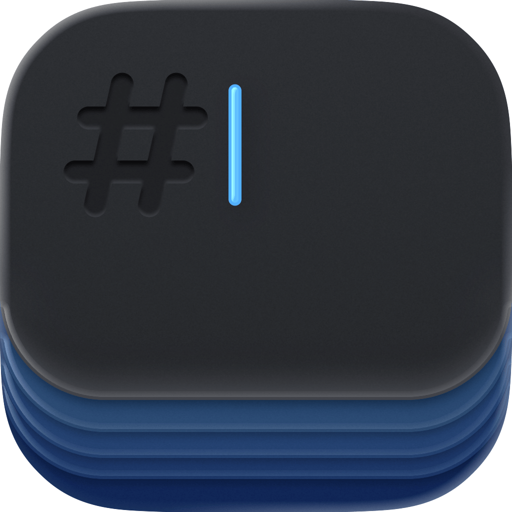 App icon, dark